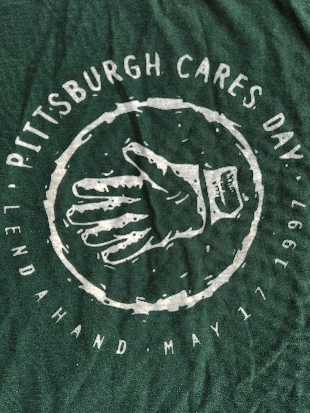 Vintage 90s Pittsburgh Cares Shirt